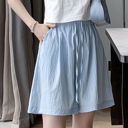 LULU & SKY Women Wide Leg Fit High-Rise Shorts-picture-18