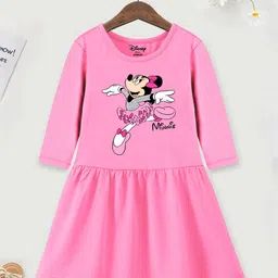 YK Disney Print Fit & Flare Dress-picture-38