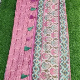 J 6 DESIGNER Floral Printed Saree With Blouse Piece-picture-15