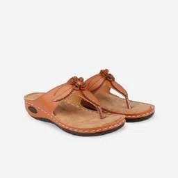 AXIUM Women T-Strap Flats with Laser Cuts-image-79