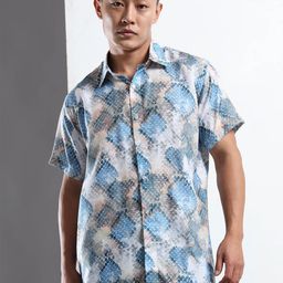 THE BEETEL HOUSE Abstract Printed Casual Shirt-image-91