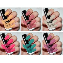 VOLO Set Of 6 Color Rich Perfection Shine Nail Polish-5ml Each-VT-048-image-14