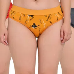 FiveFlag Mid-Rise Cotton Blend Briefs-image-44