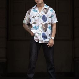 Powerlook Men Spread Collar Floral Printed Cotton Casual Shirt-image-44