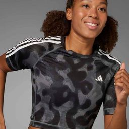 ADIDAS Women Own The Run 3 Stripes Allover Print T-shirt-picture-4
