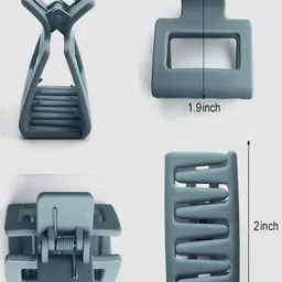 alamodey Set of 6 Matte Claw Clips image 5