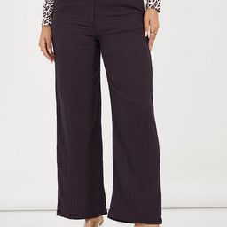 Styli Flared High-Rise Cotton Trouser-picture-15