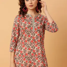 NEESH Women Printed Thread Work Pure Cotton Kurti-picture-15