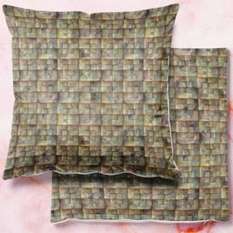 ArtzFolio Multicoloured Set of 2 Square Cushion Covers-picture-18