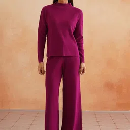 Beatnik Self Design Sweater With Trousers Co-Ords-picture-44