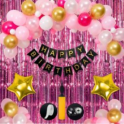 Special You 36-Pcs Pink & Yellow Birthday Decor-18