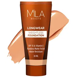 MILA BEAUTE Longwear Weightless Flawless SPF 15 Foundation 30 ml -Soft Tan -302-87