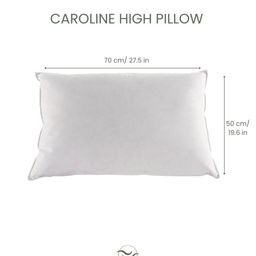 SHRNM White Cotton Lightweight Sleep Pillow-image-33