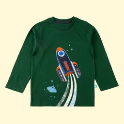 BAESD Boys Printed Applique T-shirt-33