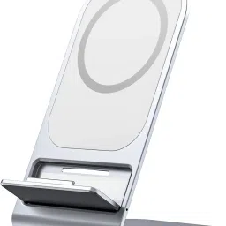 UNIGEN UNISTAND Wireless Mag Safe Aluminum Alloy Stand for i-Phone 14/13/12 (GR) Charging Pad-image-6
