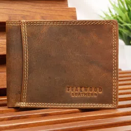 Teakwood Leathers Men Leather Two Fold Wallet-23