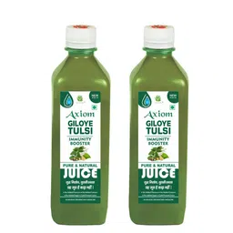 Axiom Set Of 2 Pure Tulsi Giloy Stem Juice - 500ml Each image 2