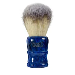 PINK WOOLF Synthetic Shaving Brush-Blue-32