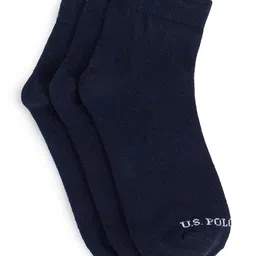 U.S. Polo Assn. Kids Pack Of 3 Above Ankle-Length Socks-14