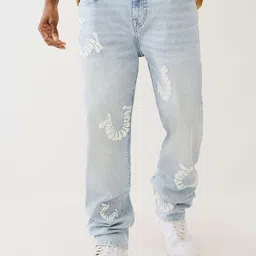 True Religion Men Straight Fit Mid-Rise Heavy Fade Jeans-image-63