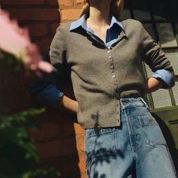 H&M Wide High Ankle Jeans-image-91