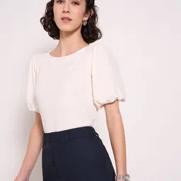 Annabelle by Pantaloons Slit Sleeve Top-image-89