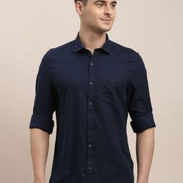 Turtle Men Relaxed Slim Fit Opaque Casual Shirt-image-41