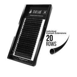 STACY LASH 20-Rows Individual False Eyelash Extensions - Curl C image 4