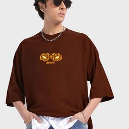 AUSK Men Oversized Graphic Printed Pure Cotton T-shirt-image-35