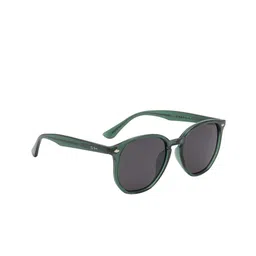 Ted Smith Unisex Wayfarer Sunglasses with UV Protected Lens SAGE_C6 image 2