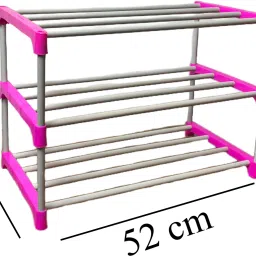 saklak 3 layer plastic rack for kids in compact design Plastic Open Book Shelf image 4