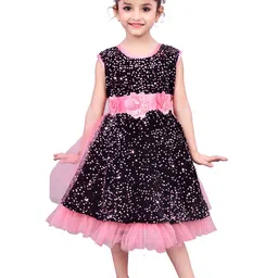 Arshia Fashions Print Net Fit & Flare Dress-picture-57
