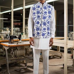 Project Bandi Men Regular Kurta with Trousers-34