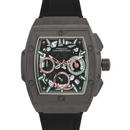 French Connection Men Skeleton Dial & Straps Analogue Watch FCH3GN-B-84