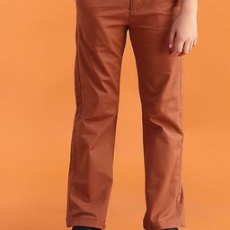 U.S. Polo Assn. Kids Boys Solid Cotton Urban Slim Slim Fit Trousers-picture-29