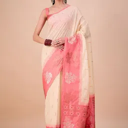 House of Pataudi Woven Design Zari Saree-picture-27