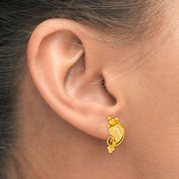 WHP JEWELLERS Heart Leaf 22 KT Earring For Women.-28