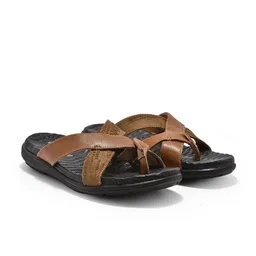 Woodland Men Leather Comfort Sandals-picture-25