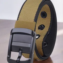 glitchez Men Textured Reversible Belt-image-69