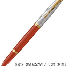51 RED RAGE GT FOUNTAIN PEN – FINE NIB Fountain Pen-image-5