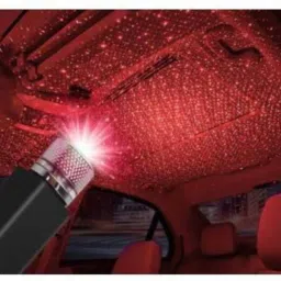 TOOLART -GB232-USB star sky light car interior atmosphere Led lamp 360 degree(RED)-13