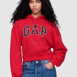 GAP Brand Logo Printed Pure Cotton Hoodie-picture-51