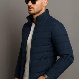 RENUOVO Stand Collar Long Sleeves Puffer Jacket-picture-26