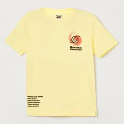 Fame Forever by Lifestyle Boys Typography Printed Applique T-shirt-image-26