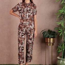 DARVI Printed Short Sleeves Shirt & Trousers-picture-38