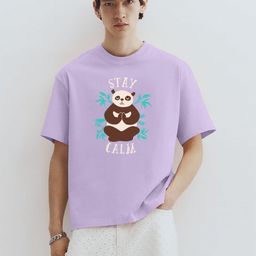 TOGS & TERRE Men Graphic Printed Round Neck Cotton Oversized T-shirt-picture-34