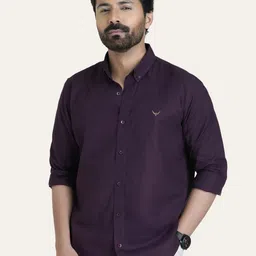 PERCH Men Slim Fit Opaque Casual Shirt-image-15