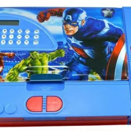 Avenger Magnetic Jumbo Pencil Box Avenger Magnetic Art Plastic Pencil Box-image-78