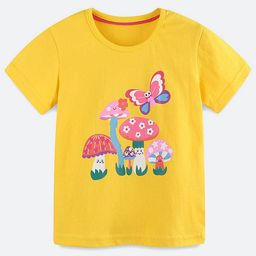 Oh Rare Girls Printed Applique T-shirt-image-77