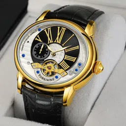 FORSINING Men Dial & Leather Straps Analogue Watch FSG8210M3G1-image-77
